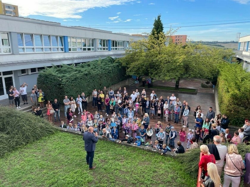 Vítání prvňáčků na ZŠ Labská
